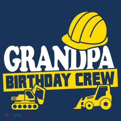Grandpa Birthday Crew Construction Party Women's Flannel Pajama Set