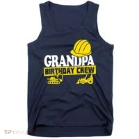 Grandpa Birthday Crew Construction Party Tank Top thumb 0