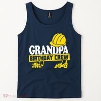 Grandpa Birthday Crew Construction Party Tank Top thumb 2