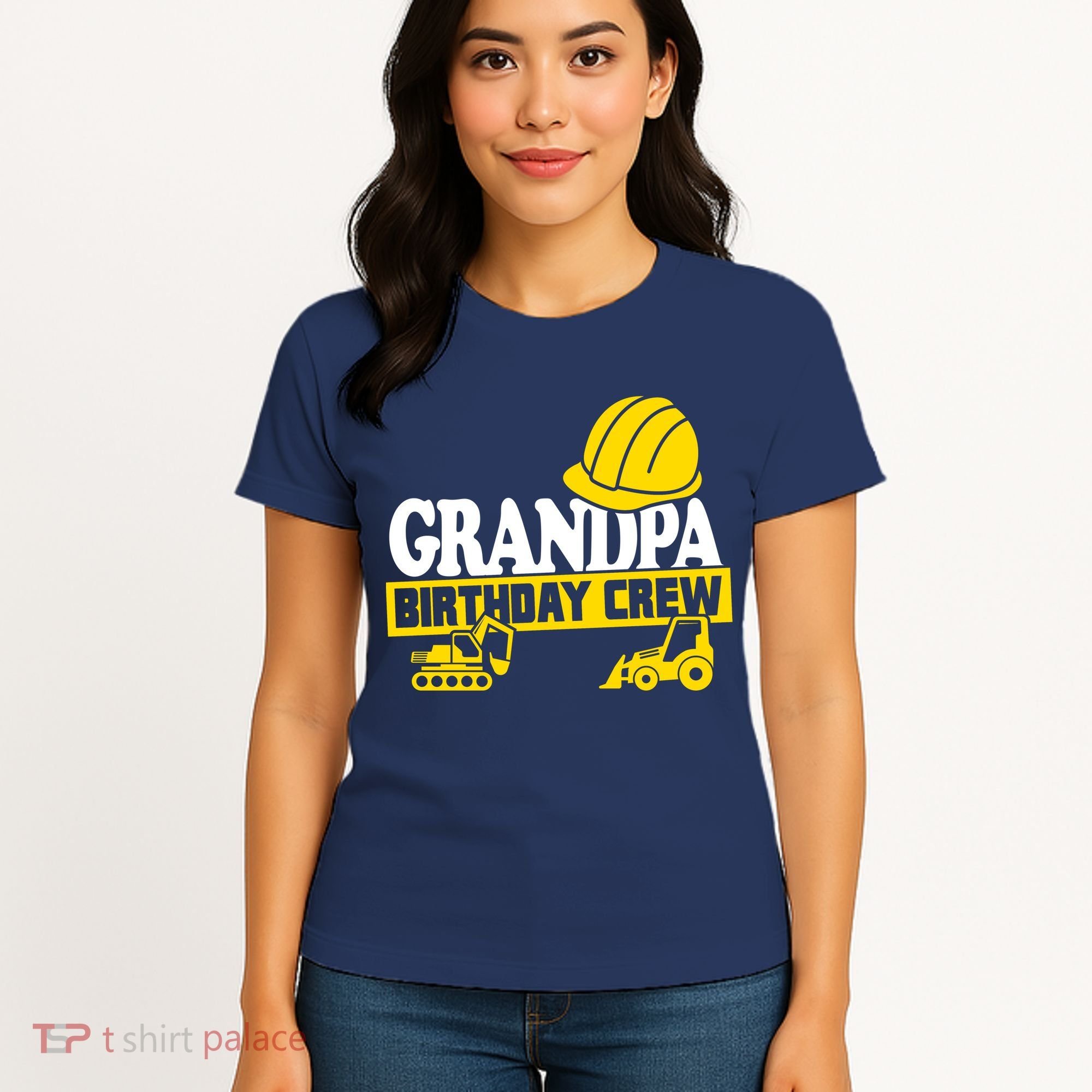 Grandpa Birthday Crew Construction Party Women's T-Shirt