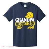Grandpa Birthday Crew Construction Party Kids T-Shirt thumb 0