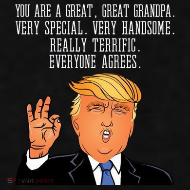 Grandpa Donald Trump Ladies PosiCharge Tri-Blend Wicking Tank