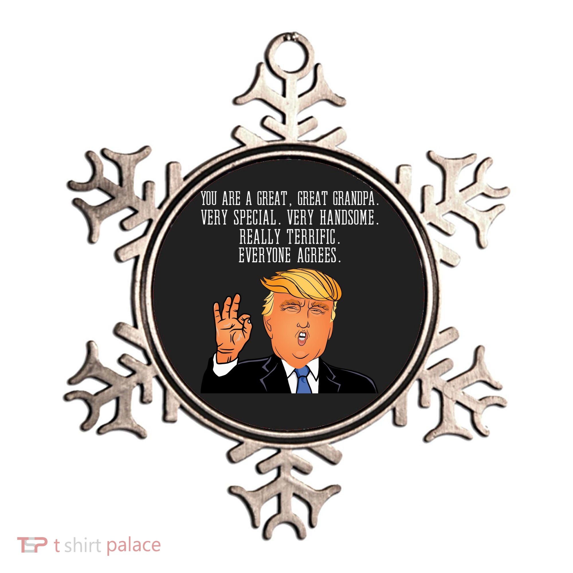 Grandpa Donald Trump Ornament
