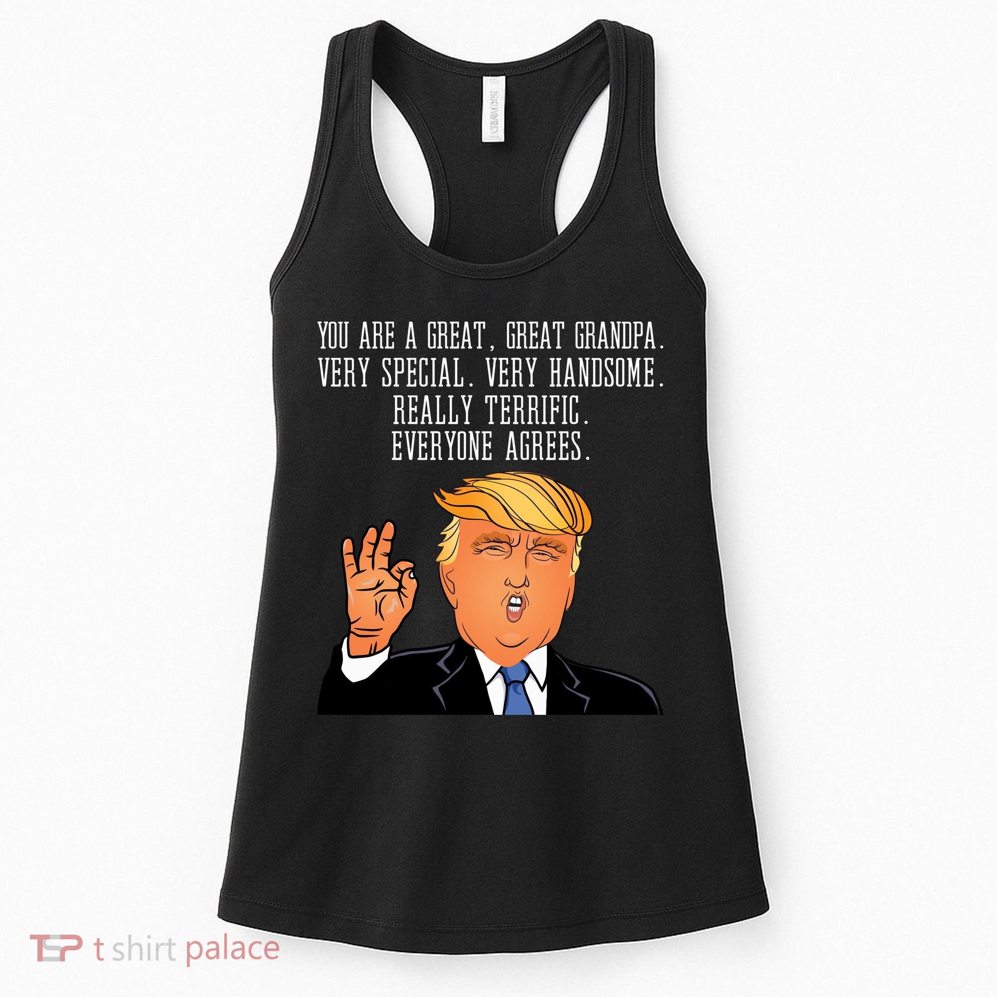 Grandpa Donald Trump Women's Tank Top