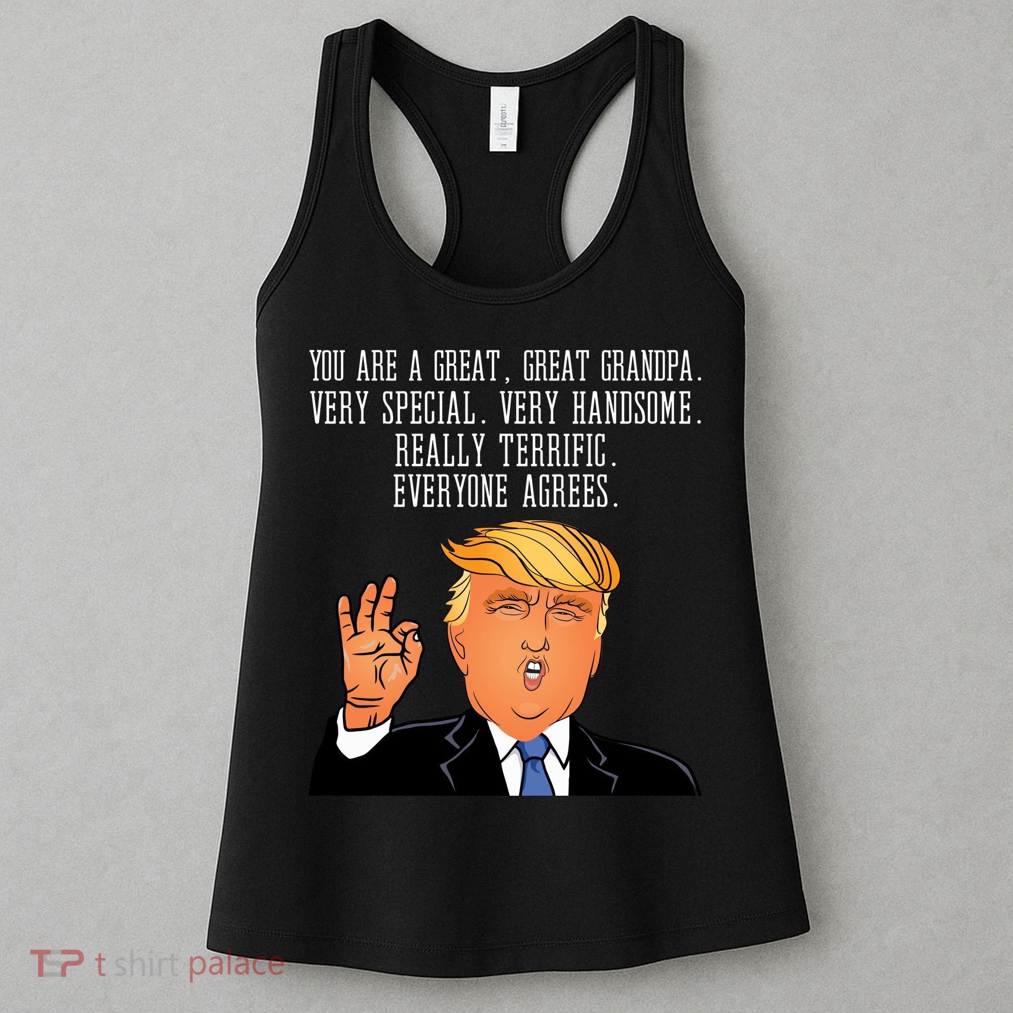 Grandpa Donald Trump Women's Tank Top