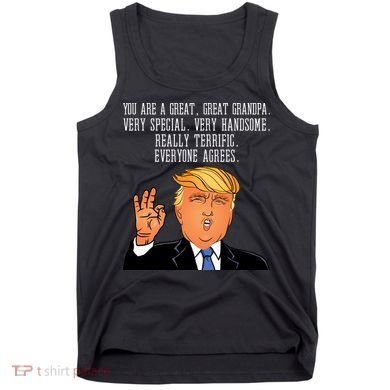 Grandpa Donald Trump Tank Top