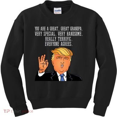 Grandpa Donald Trump Kids Sweatshirt