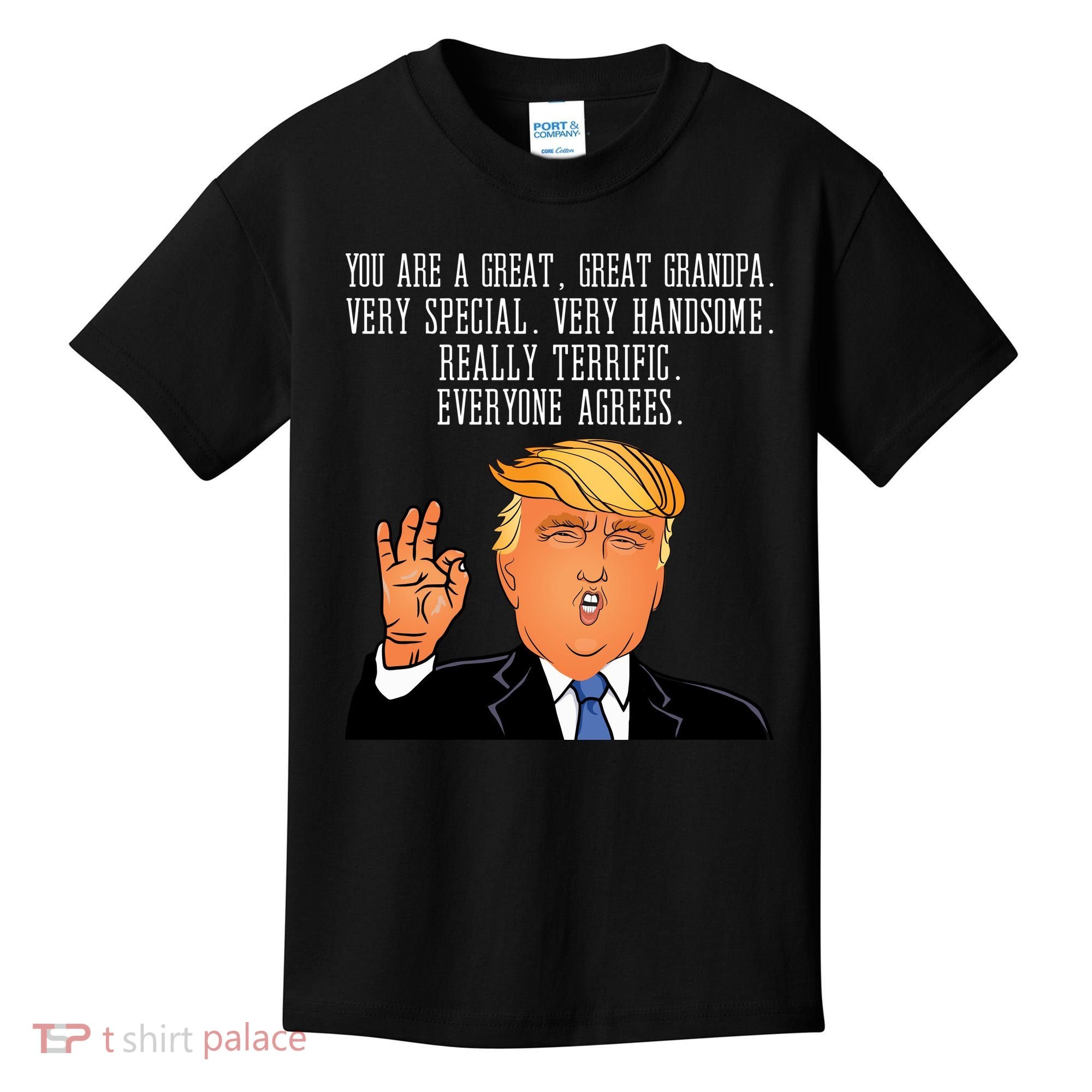 Grandpa Donald Trump Kids T-Shirt
