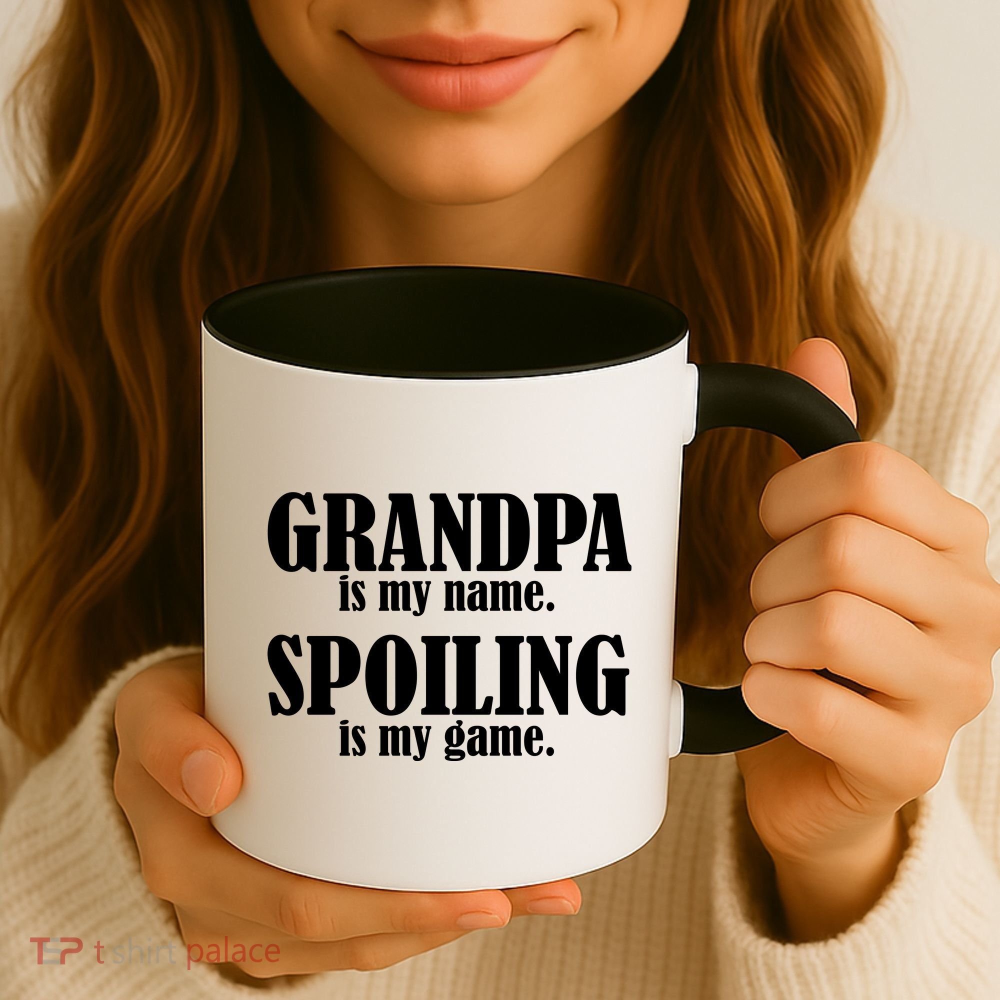 Grandpa Is My Name Spoiling Is my Game Coffee Mug