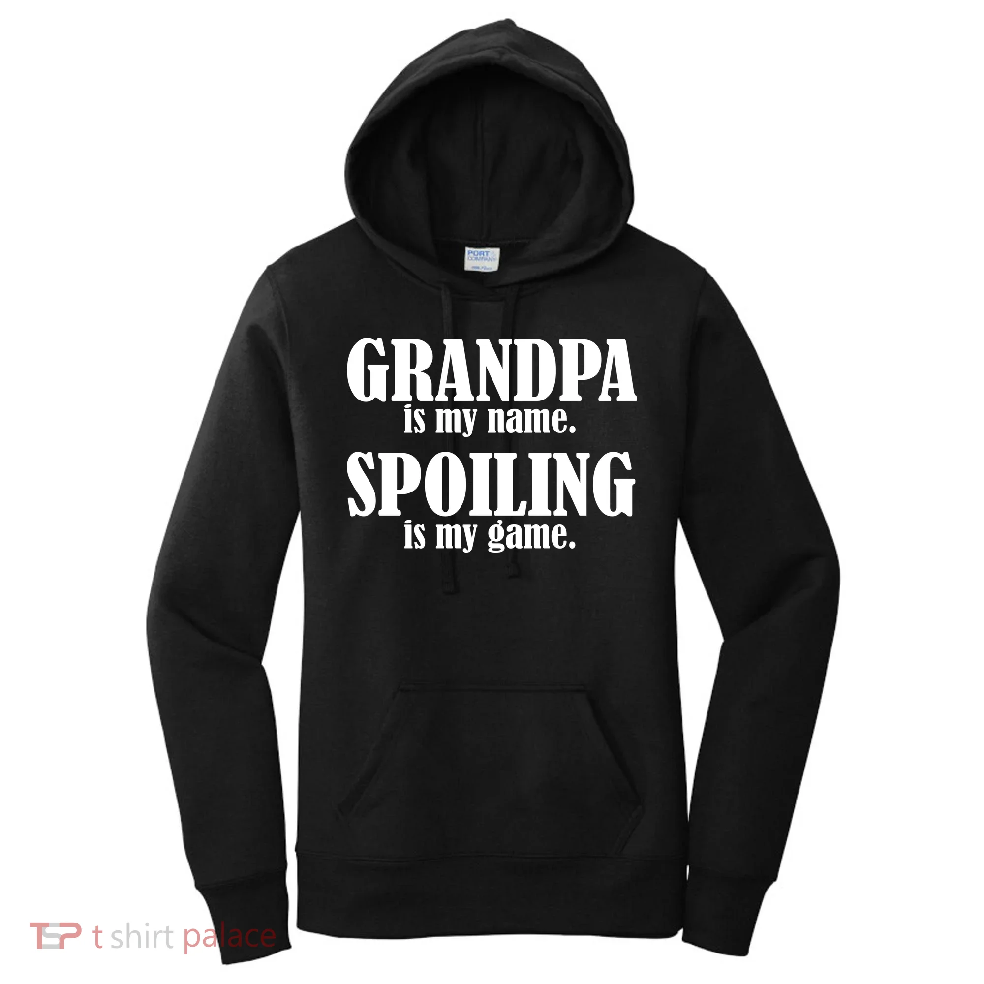 Grandpa Is My Name Spoiling Is my Game Women's Hoodie