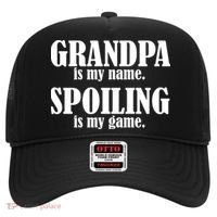 Grandpa Is My Name Spoiling Is my Game Hat thumb 0