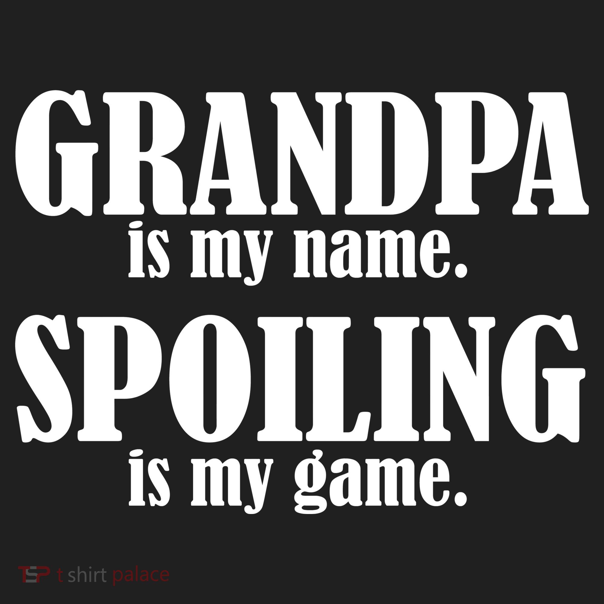Grandpa Is My Name Spoiling Is my Game Golf Towel