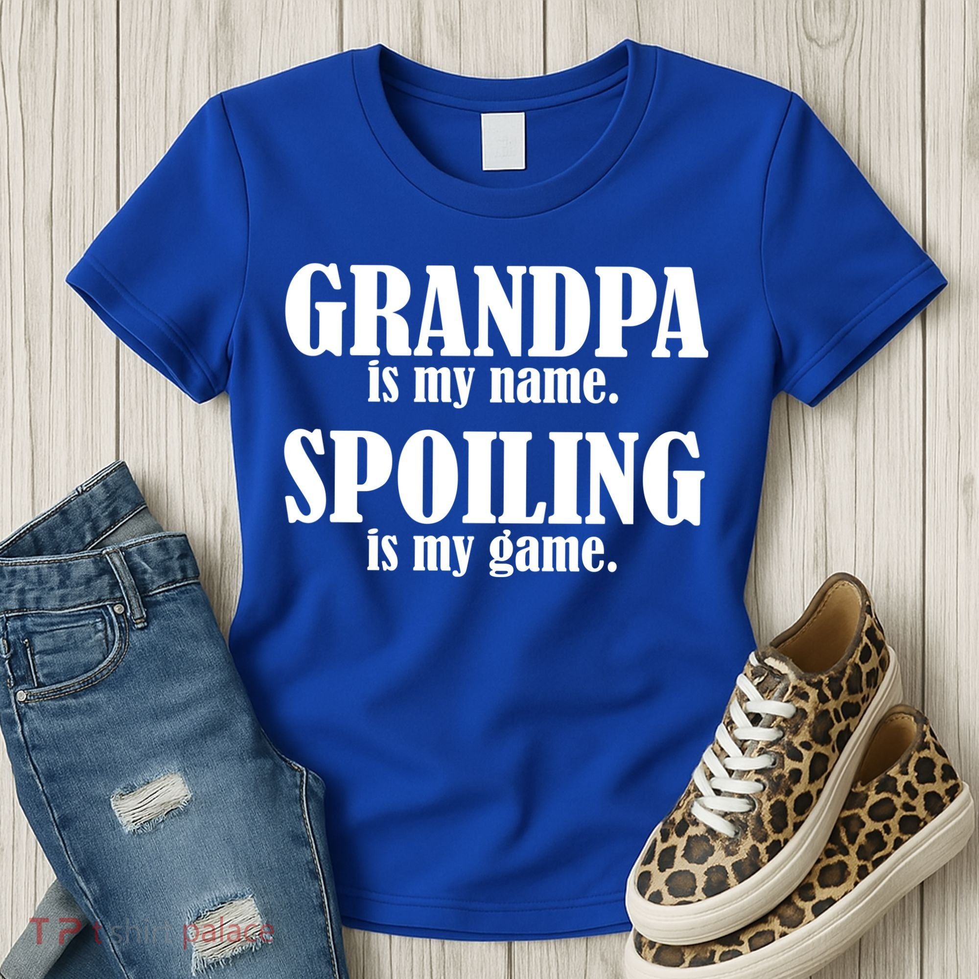 Grandpa Is My Name Spoiling Is my Game Women's T-Shirt