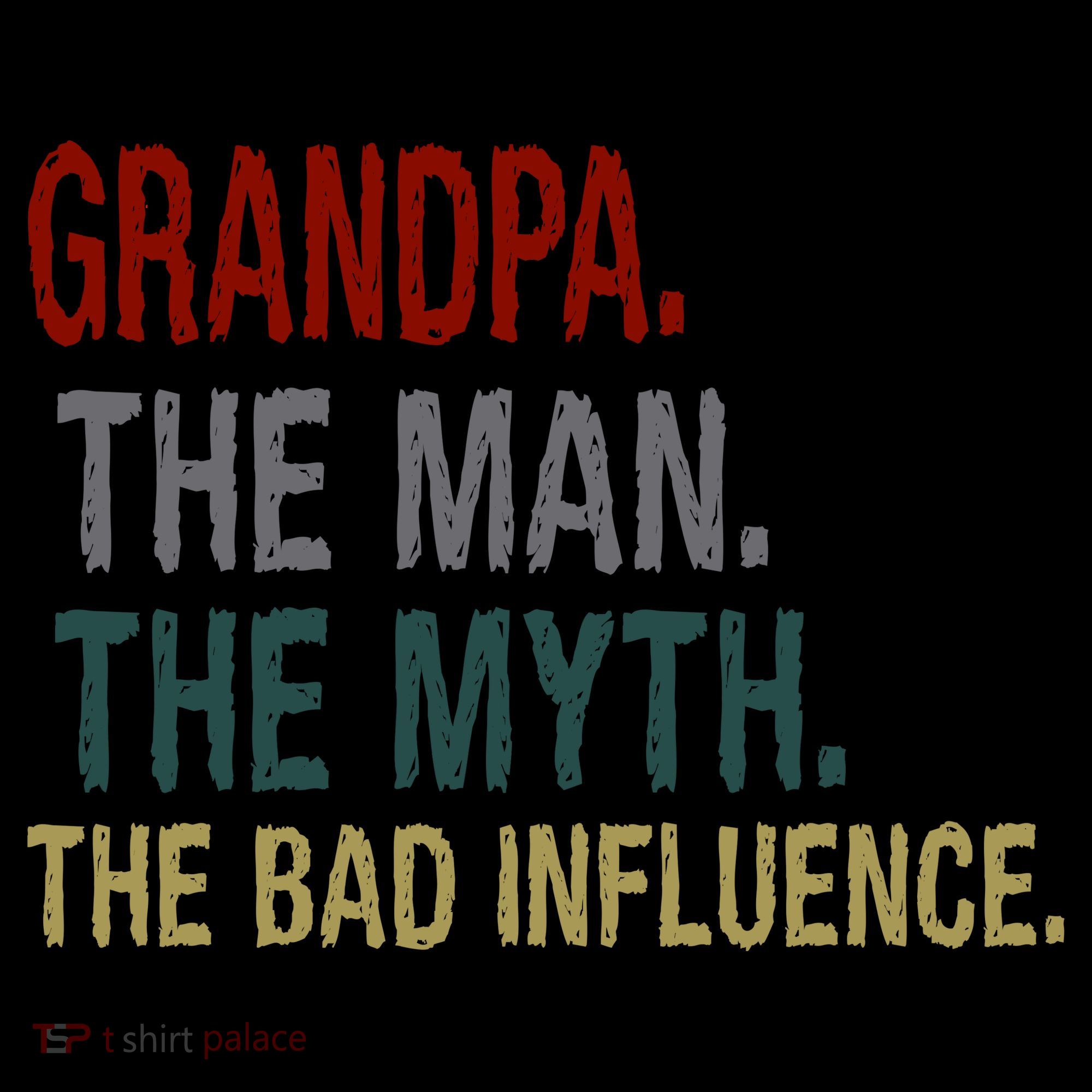 Grandpa Man Myth The Bad Influence Humor Coffee Mug