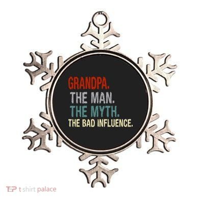 Grandpa Man Myth The Bad Influence Humor Ornament
