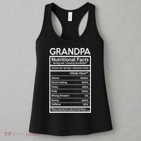 Grandpa Nutritional Facts Women's Tank Top thumb 3