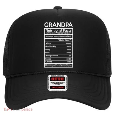 Grandpa Nutritional Facts Hat