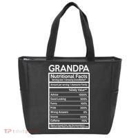 Grandpa Nutritional Facts Tote Bag thumb 0