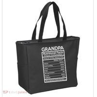 Grandpa Nutritional Facts Tote Bag thumb 2