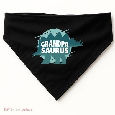 Grandpa Saurus USA-Made Doggie Bandana