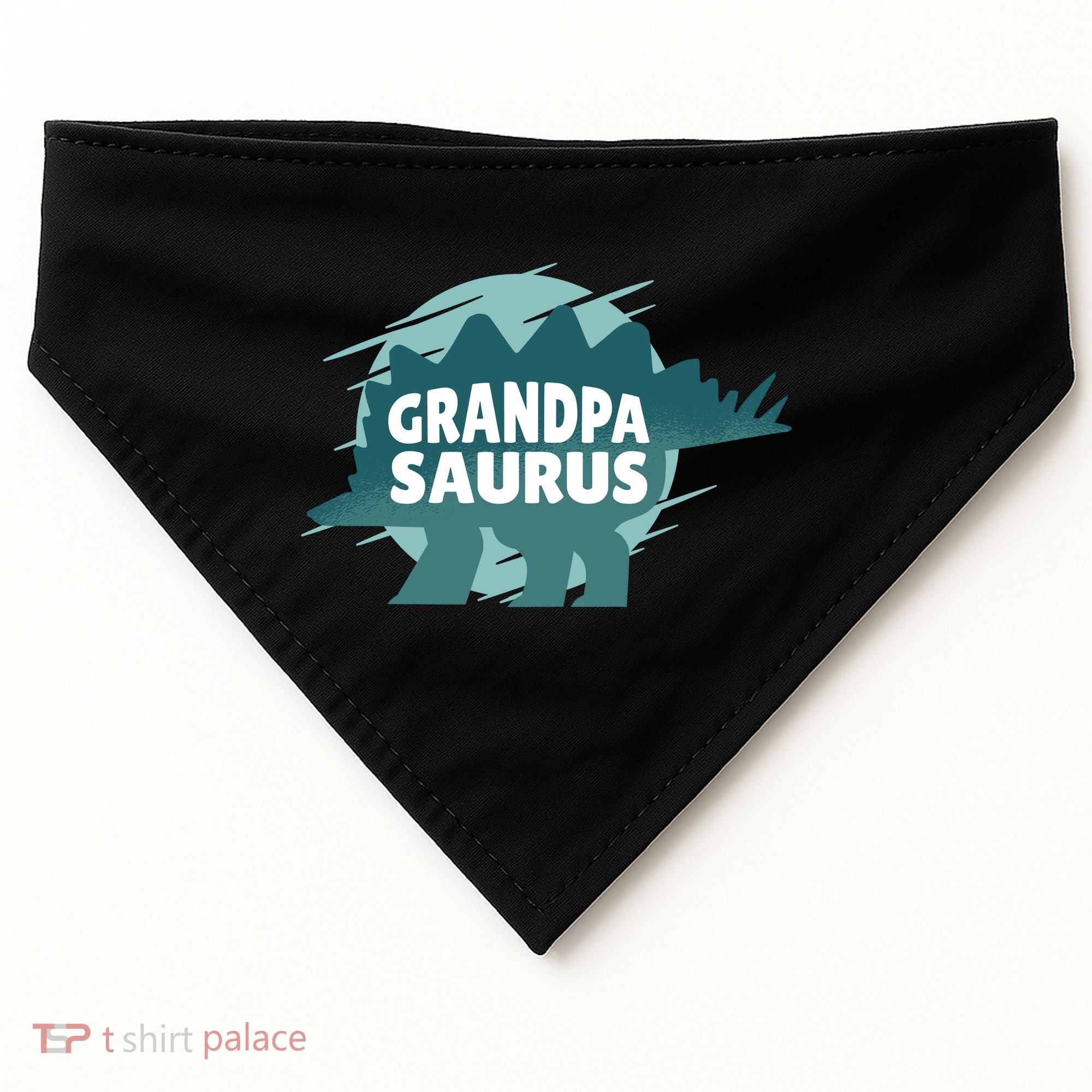 Grandpa Saurus USA-Made Doggie Bandana