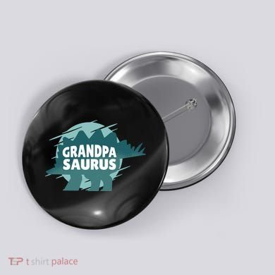 Grandpa Saurus Button