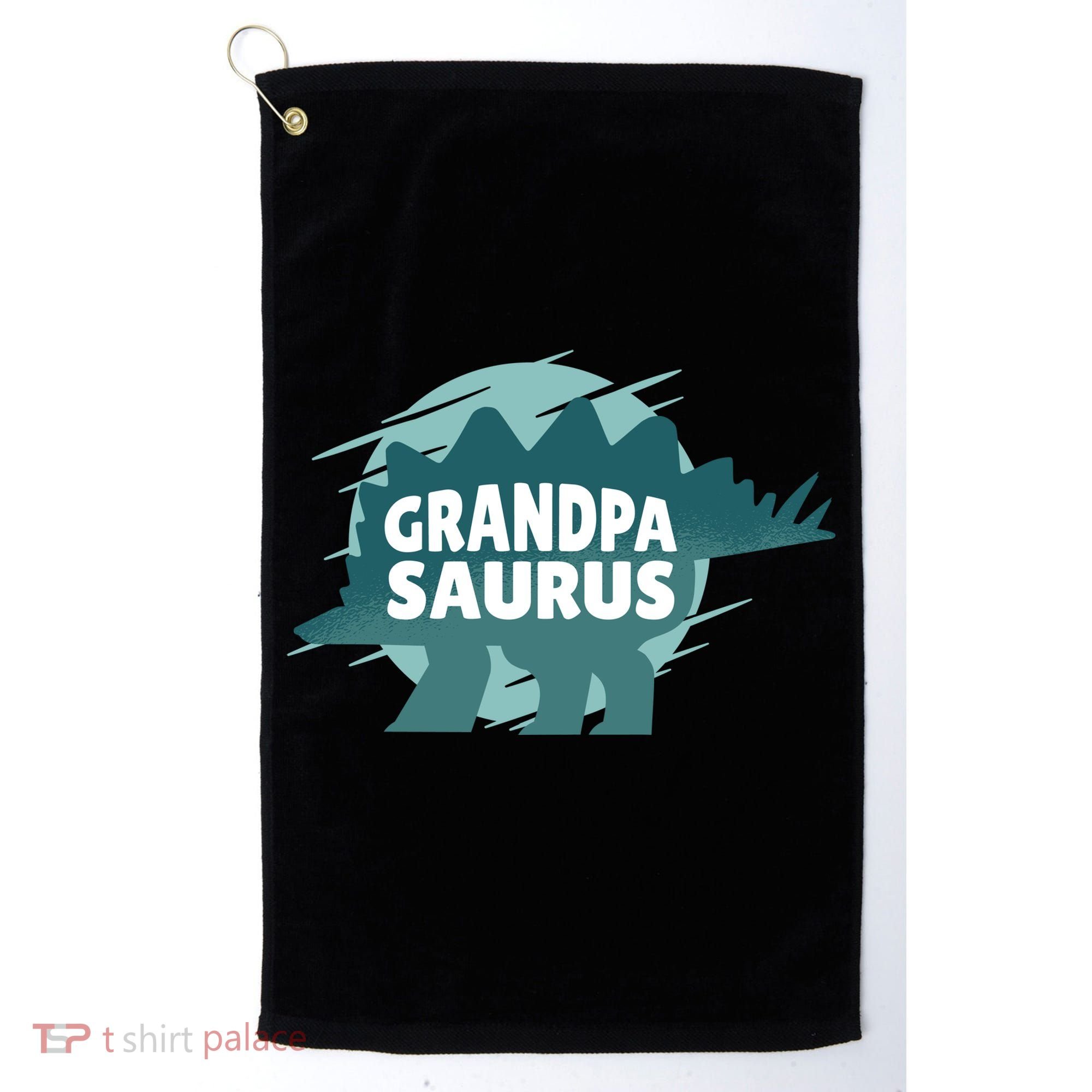 Grandpa Saurus Golf Towel