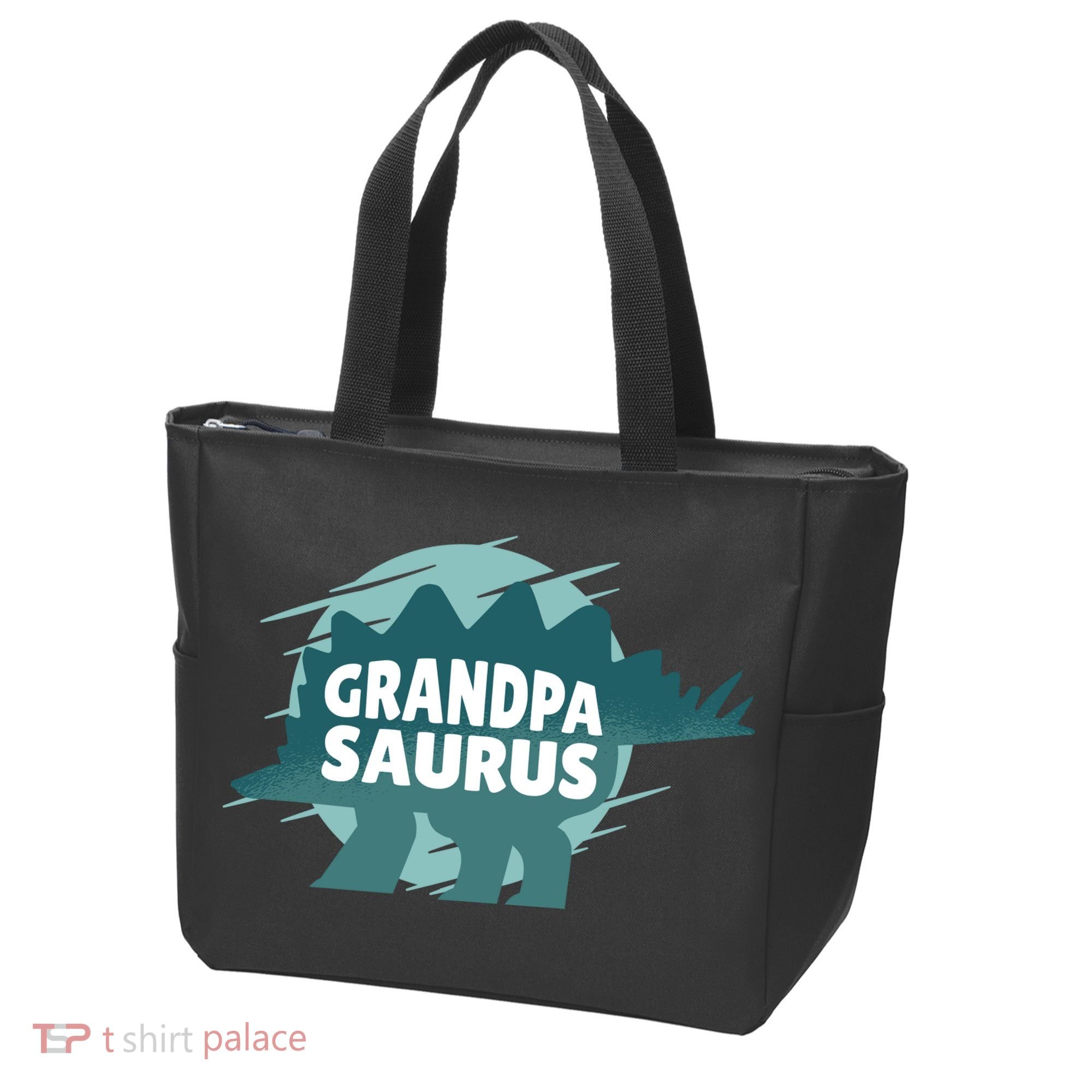 Grandpa Saurus Tote Bag