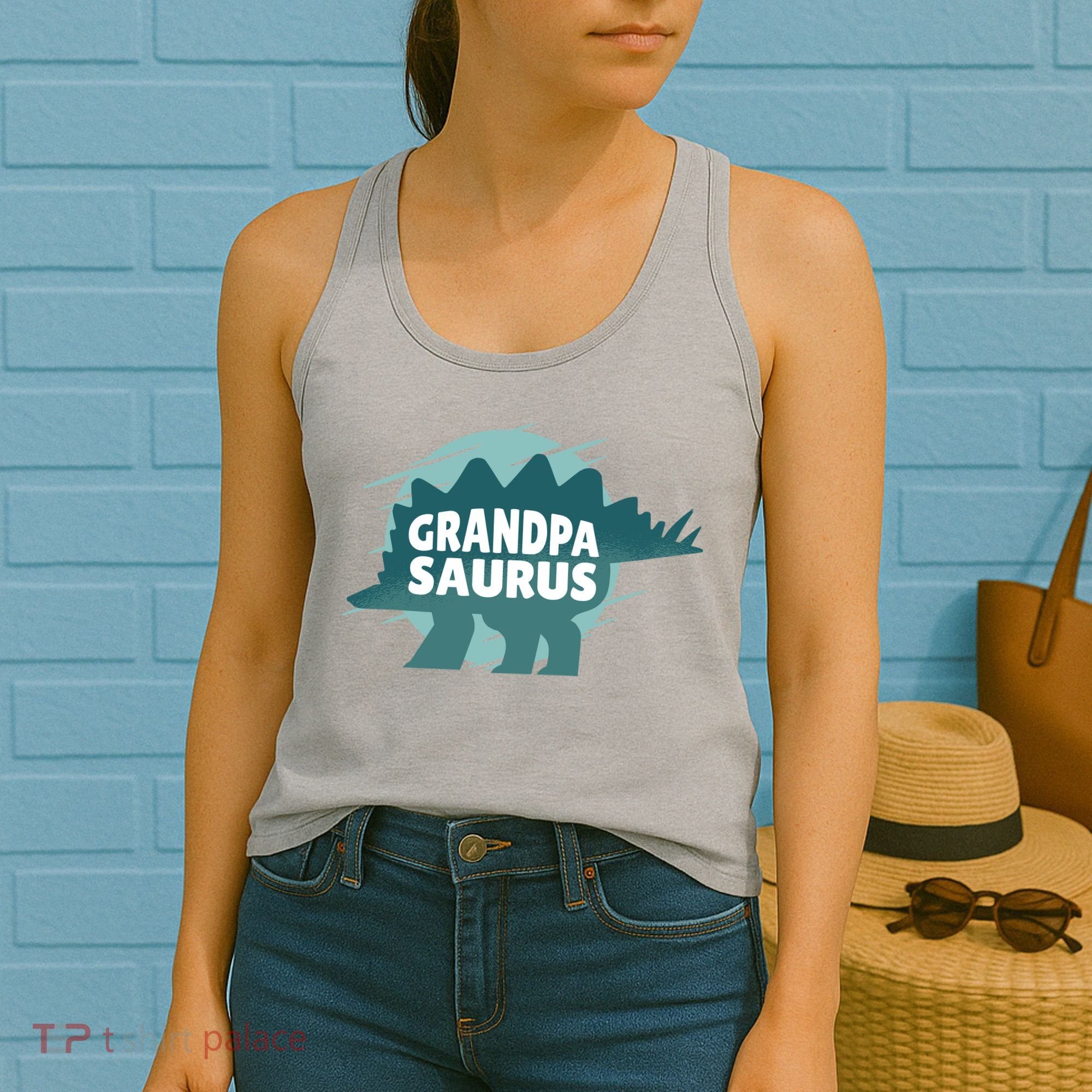 Grandpa Saurus Women's Tank Top