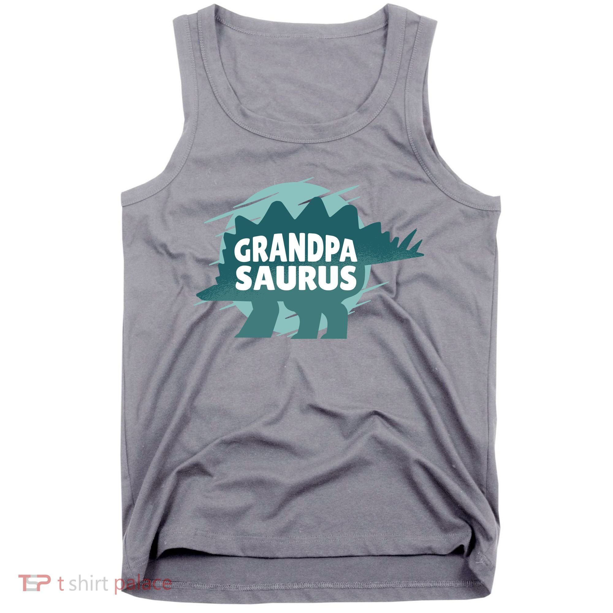 Grandpa Saurus Tank Top