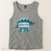 Grandpa Saurus Tank Top thumb 2