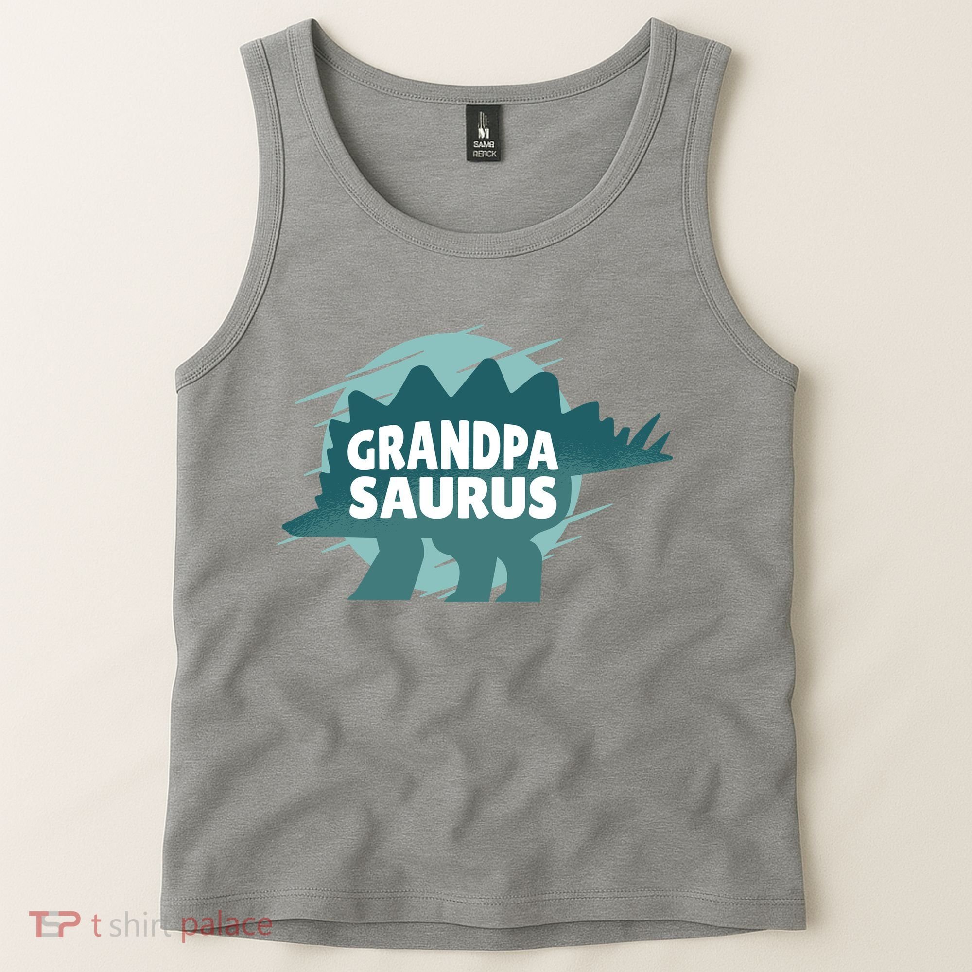 Grandpa Saurus Tank Top
