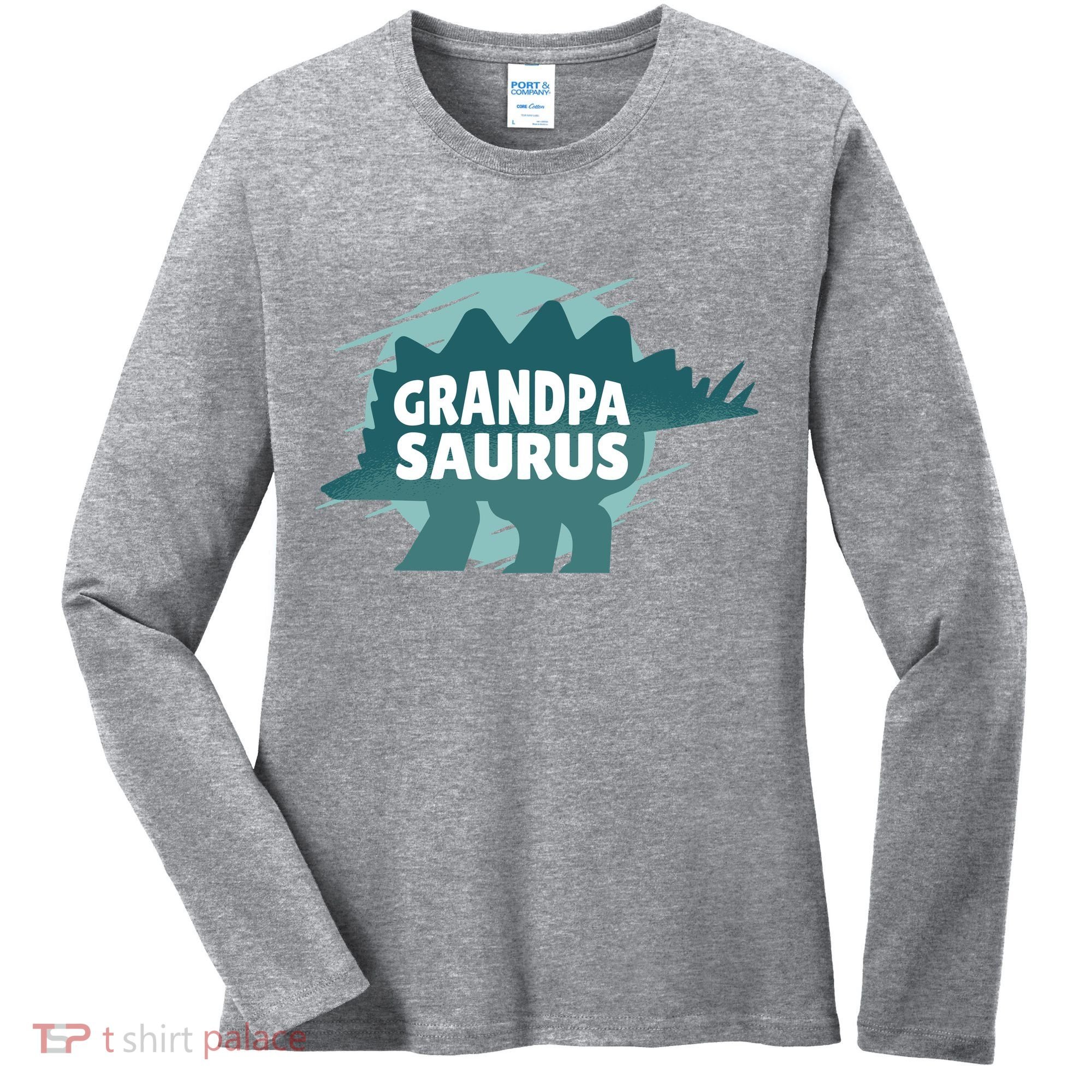 Grandpa Saurus Women's Long Sleeve Shirt