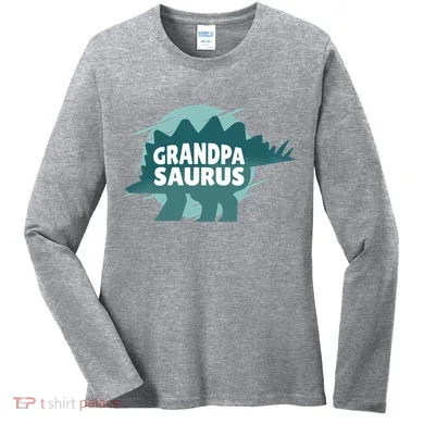 Grandpa Saurus Women's Long Sleeve Shirt