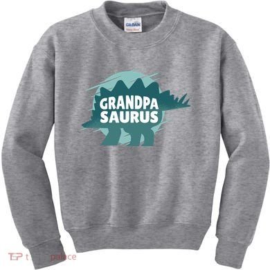 Grandpa Saurus Kids Sweatshirt