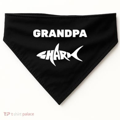 Grandpa Shark USA-Made Doggie Bandana