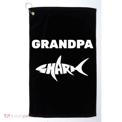 Grandpa Shark Golf Towel