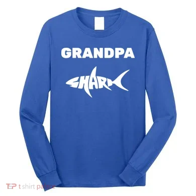 Grandpa Shark Long Sleeve Shirt
