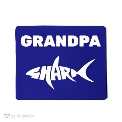 Grandpa Shark Mousepad