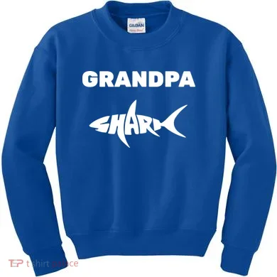 Grandpa Shark Kids Sweatshirt