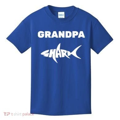 Grandpa Shark Kids T-Shirt