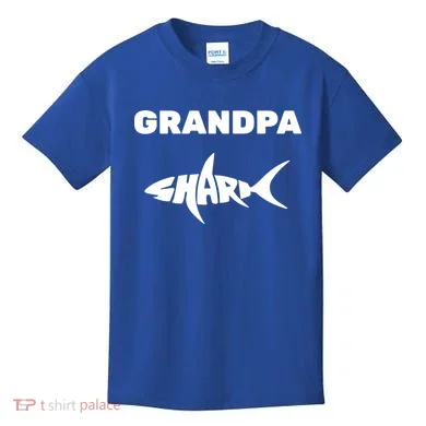 Grandpa Shark Kids T-Shirt
