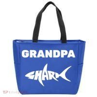 Grandpa Shark Tote Bag thumb 0