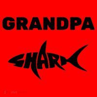 Grandpa Shark Santa Hat thumb 1