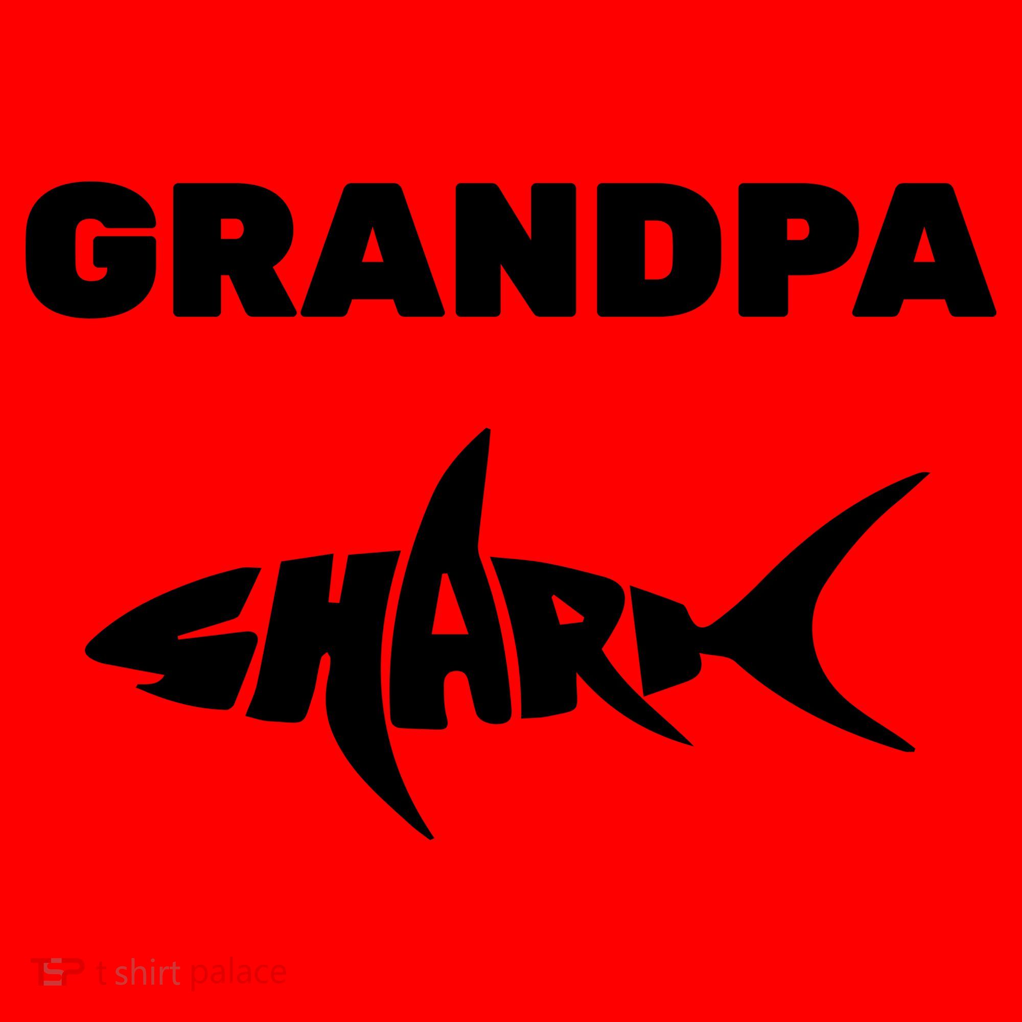 Grandpa Shark Santa Hat