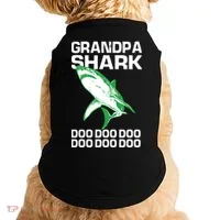 Grandpa Shark Doo Doggie Tank thumb 0