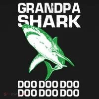 Grandpa Shark Doo Doggie Tank thumb 4