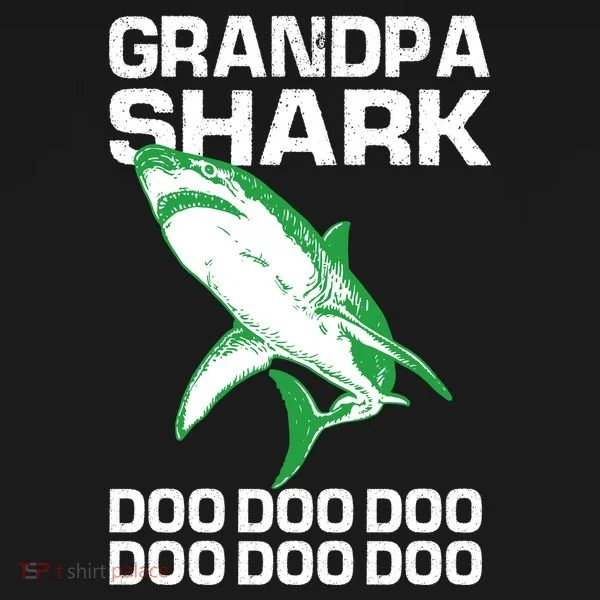 Grandpa Shark Doo Doggie Tank