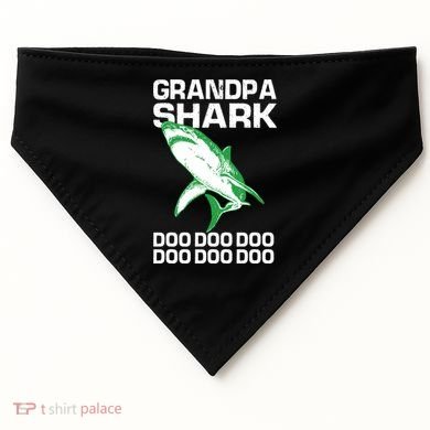 Grandpa Shark Doo USA-Made Doggie Bandana