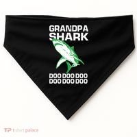 Grandpa Shark Doo USA-Made Doggie Bandana thumb 0